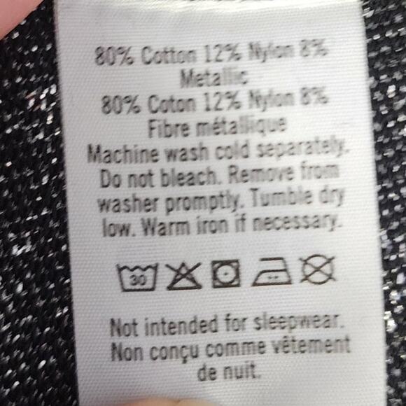 NWT New Janie And Jack Girls Toddler Pull On Black Metallic Floral Skirt 2T 2Y 2 - Picture 4 of 6